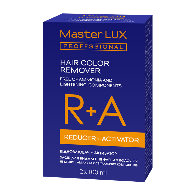 

Средство для удаления краски из волос Master LUX Professional 2 шт 100 мл