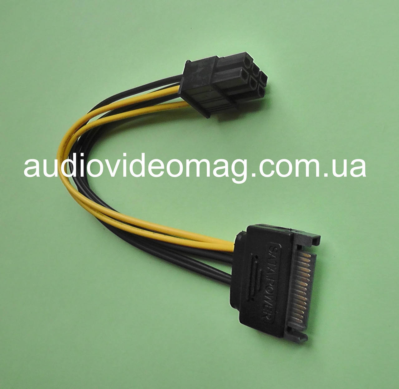 

Кабель для видеокарт 6 pin на SATA 15 pin