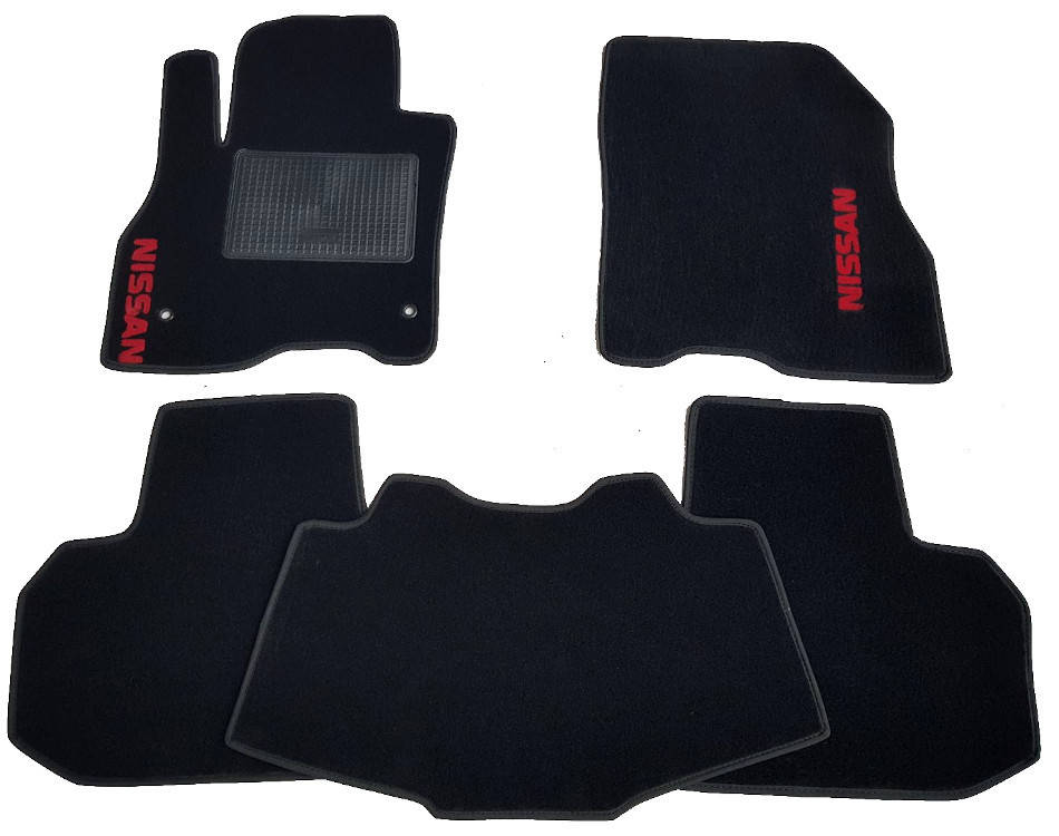 

Текстильные коврики в салон Nissan Leaf 2010->, 5 шт. (CIAK, чёрный), Черный
