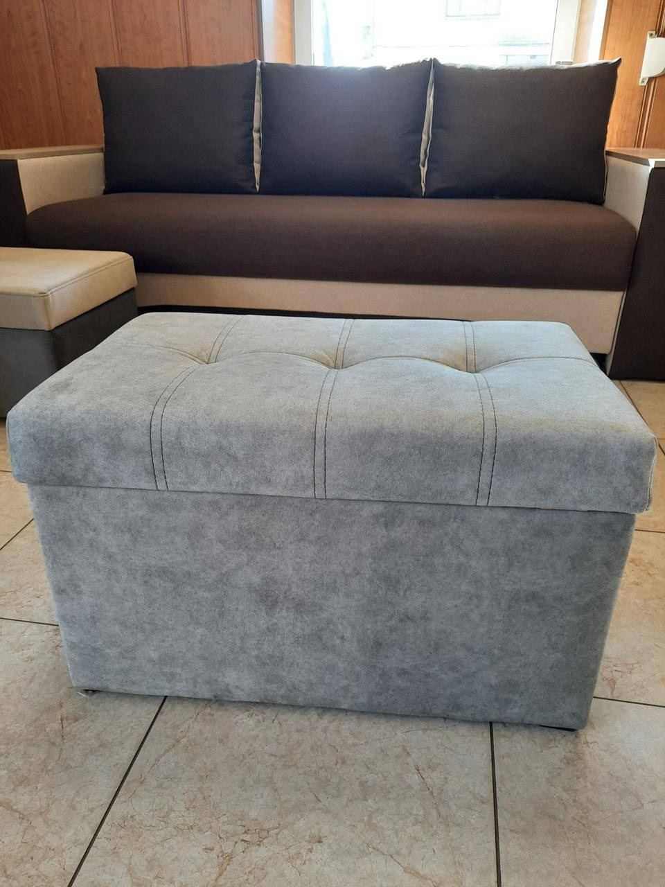 

Пуфик" Куб", Серый