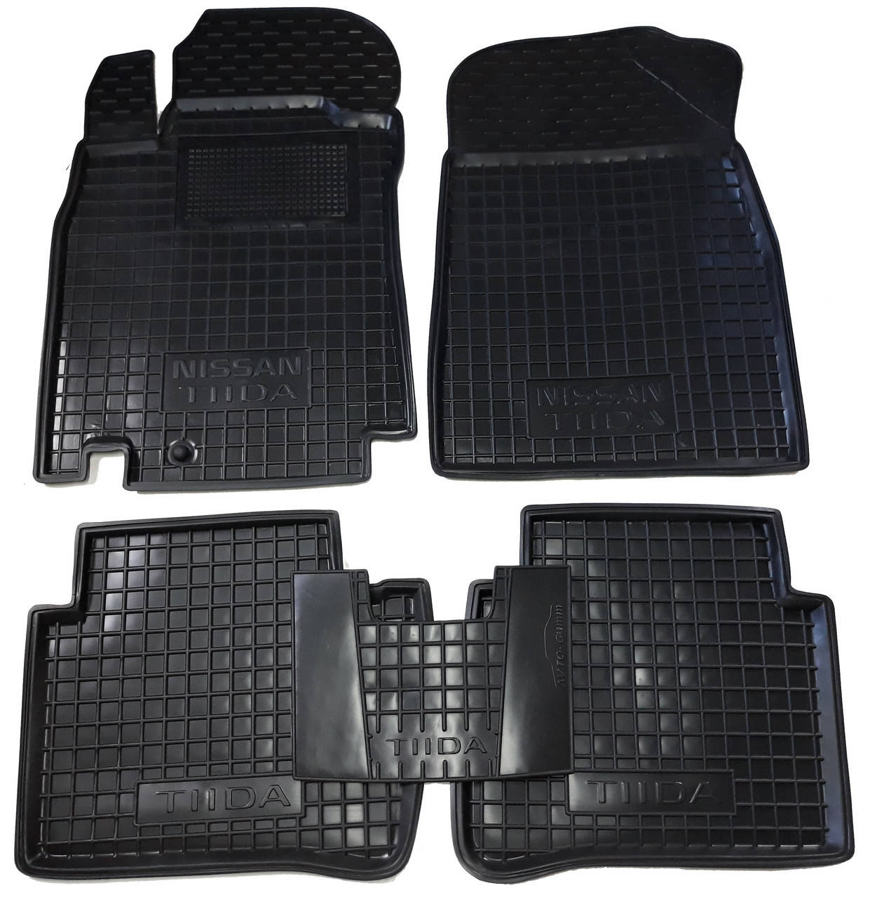 

Коврики в салон Nissan Tiida (Ниссан Тиида) с 2004-, Черный