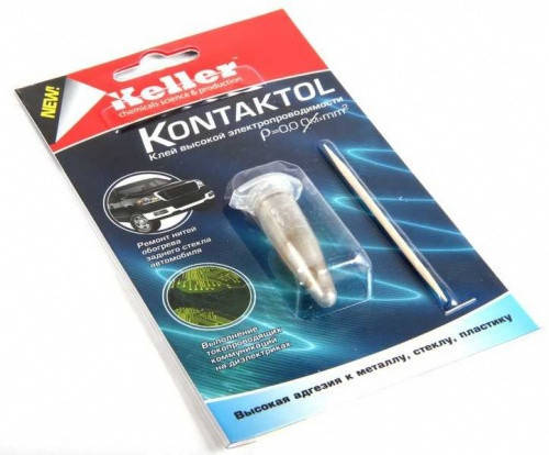 

Токопроводящий клей Keller Контактол на серебре