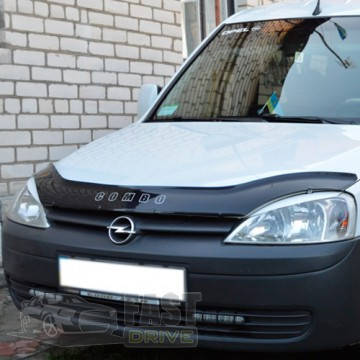 

ДЕФЛЕКТОР КАПОТА, МУХОБОЙКА OPEL COMBO C 2001-2011 VIP TUNING