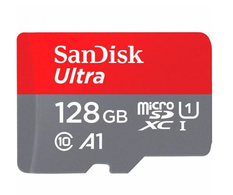 

SanDisk 128GB microSDXC UHS-I Ultra A1 + SD адаптер