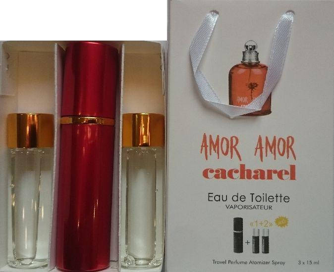 

Духи женские 3в1 Cacharel Amor Amor 45 мл. (Кашарель Амор Амор)