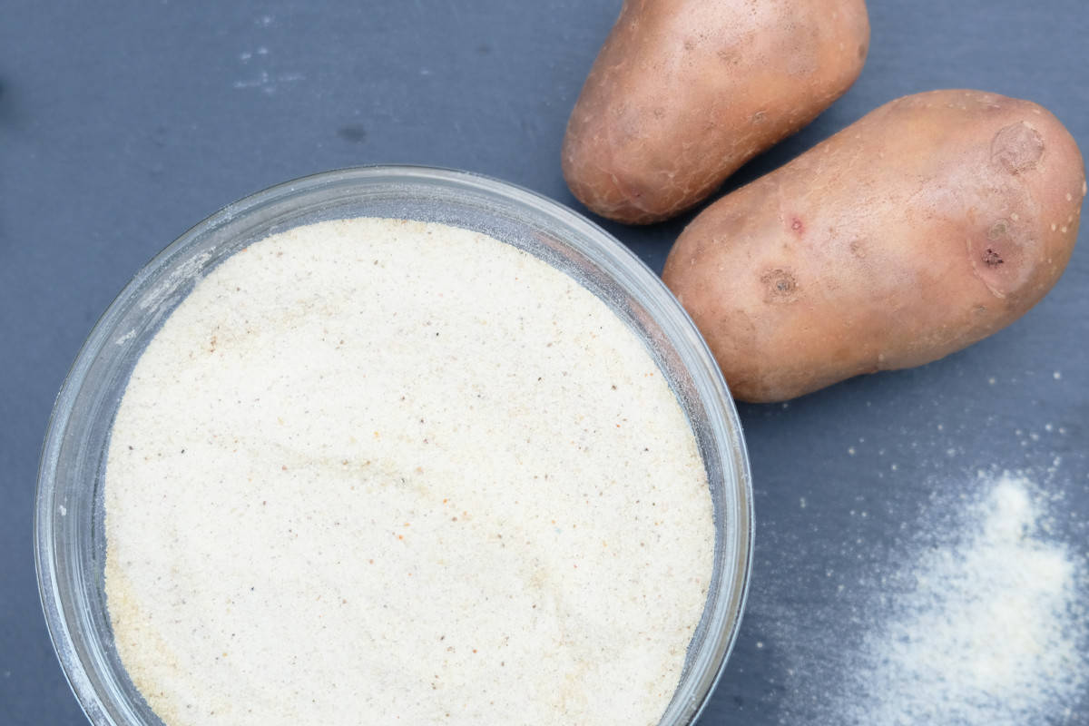 

Бланшированный картофель молотый