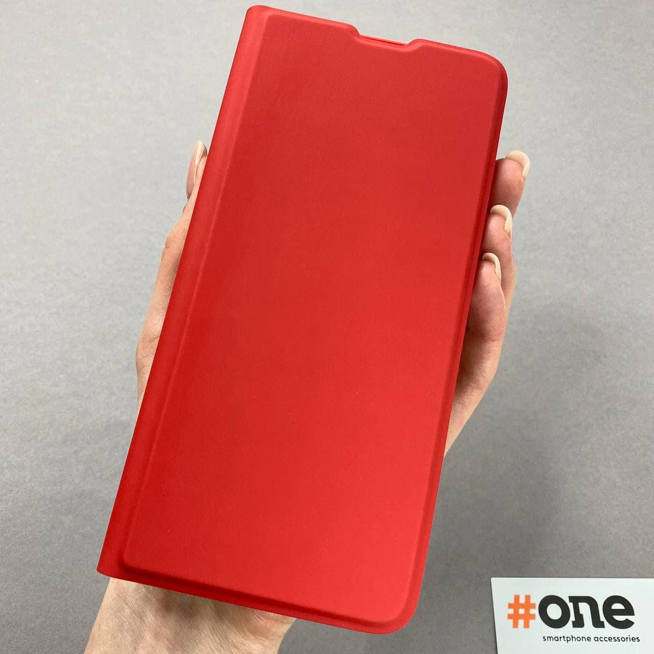 

Чехол-книга для Xiaomi Redmi 9A с подставкой софт тач чехол книжка на телефон сяоми редми 9а красная P8B, Красный