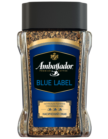 

Кофе растворимый Ambassador Blue Label, сткл.б. 95г*10
