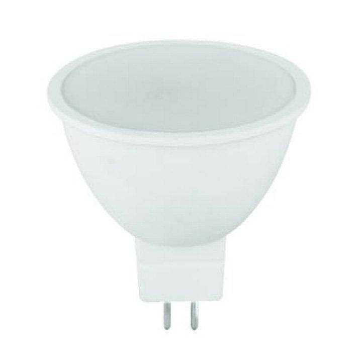 

LED лампа Eurolamp ECO серия "P" MR16 5W GU5.3 4000K (12V) (LED-SMD-05534(12)(P))