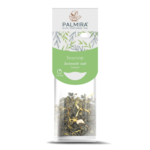 

Порционный зеленый чай для чашки Palmira Саусеп Soursop