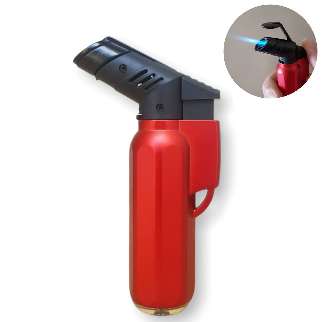 

Зажигалка Газовая Турбо "Bravo Red", Красный