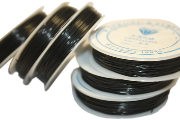 

Леска - резинка черная 10м/0.8мм, Черный