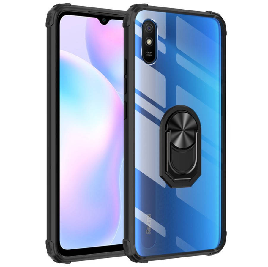 

TPU+PC Чехол Swift Ring для Xiaomi Redmi 9A противоударный (Разные цвета)