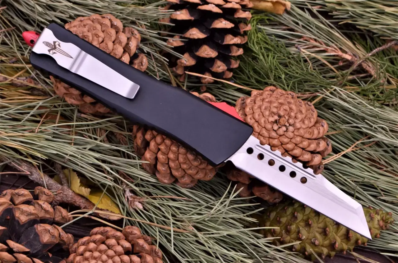 

Нож выкидной фронтальный Marfione Custom Combat Troodon Warhound, выкидной механизм прямого выброса - china