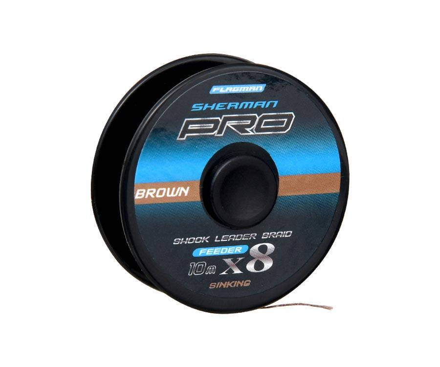 

Шнур Flagman Sherman Pro Shock Leader Braid 10м 0.14мм, Коричневый