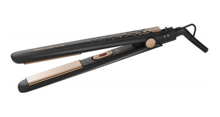 

Выпрямитель (утюжок) для волос Rowenta SF1519F0 Керамические пластины Черный/ Медный