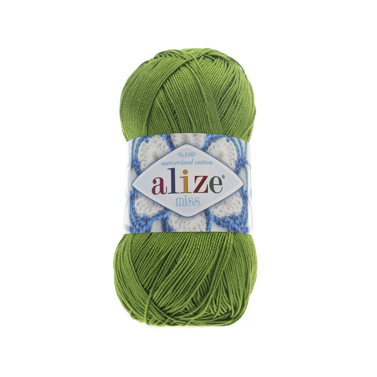

Пряжа Alize Miss 479 зеленый, Зелёный