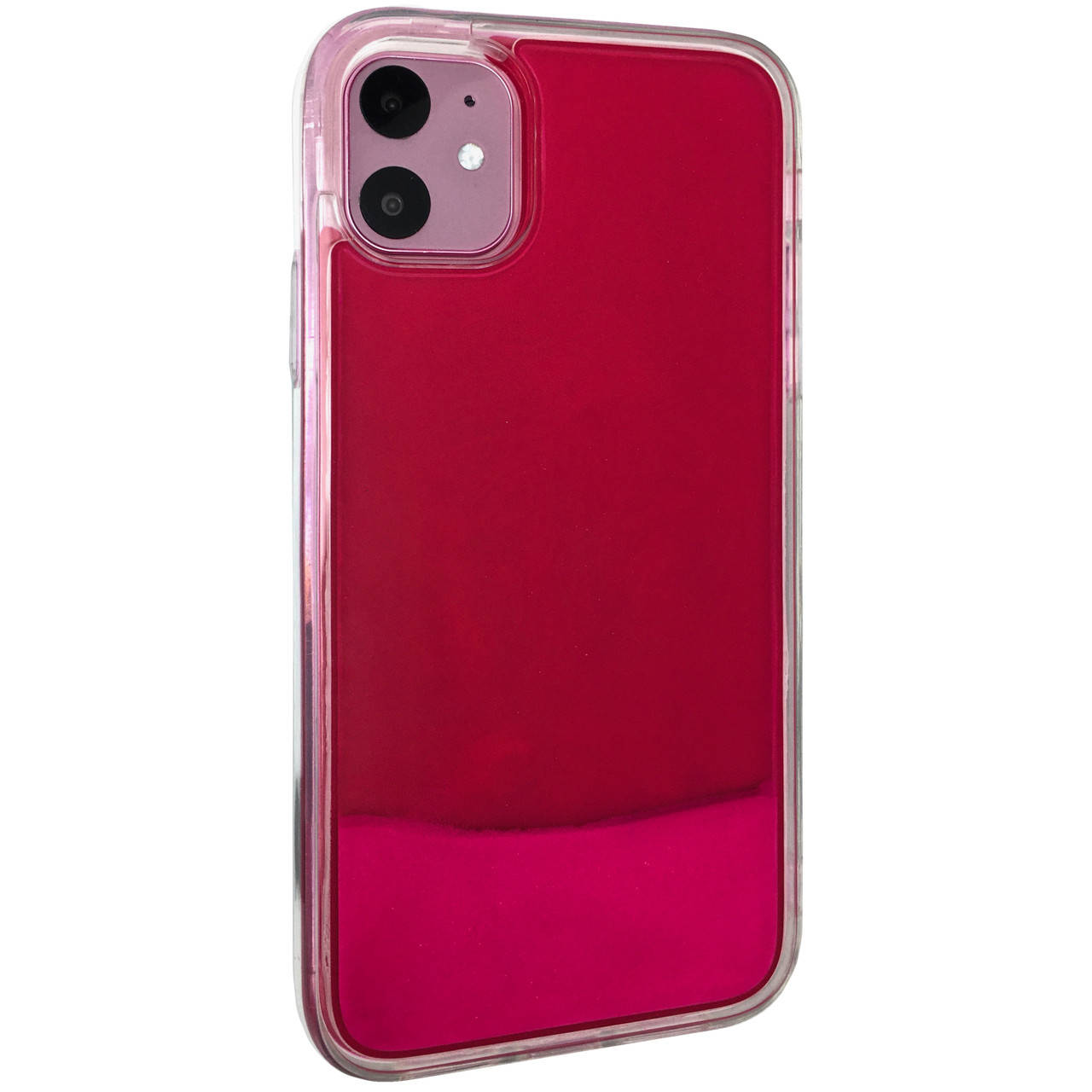 

Чехол-накладка DK Silicone Liquid Neon Sand для Apple iPhone 11 (red-pink)