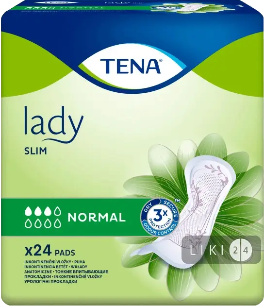 

Урологические прокладки Tena Lady Slim Normal 24 шт
