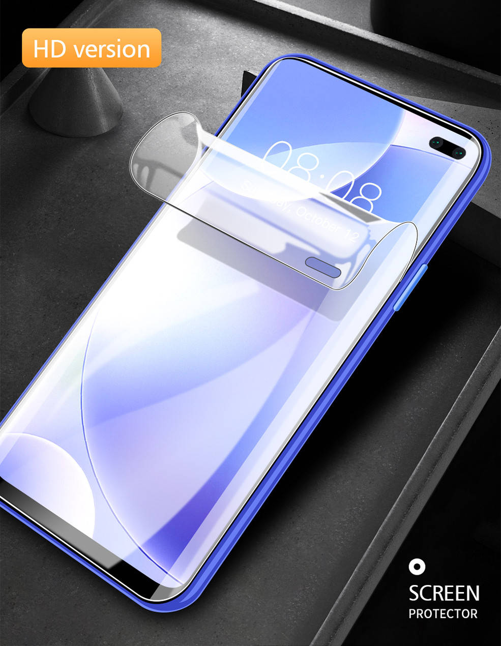 

Гидрогелевая пленка для Xiaomi Redmi K30 (противоударная бронированная пленка) Gold