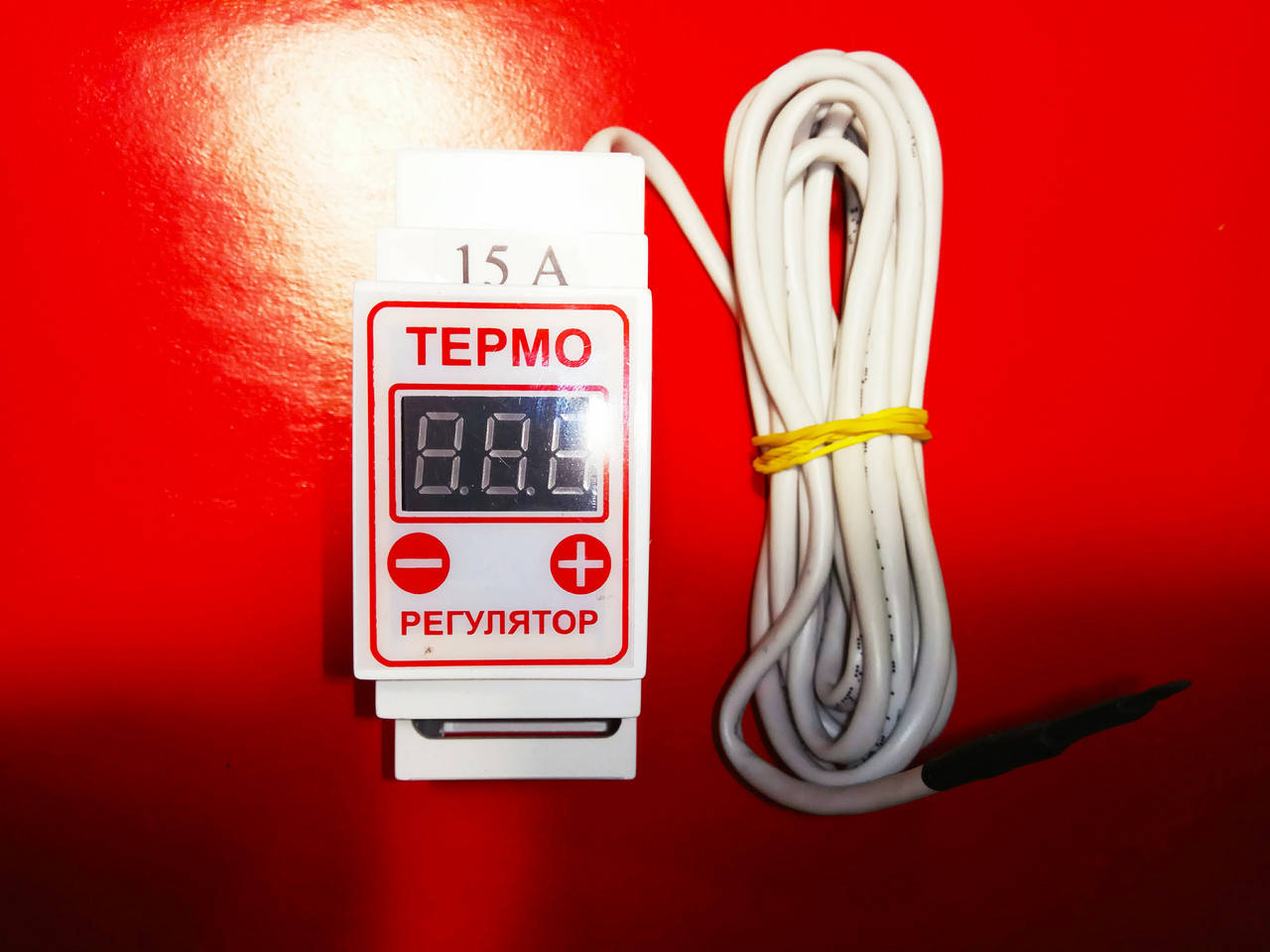 

Терморегулятор цифровой на двух температурных пределах Цтрд3-2ч на din-рейку