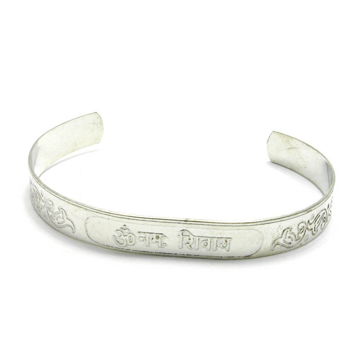 

Браслет медный с мантрой Серебро