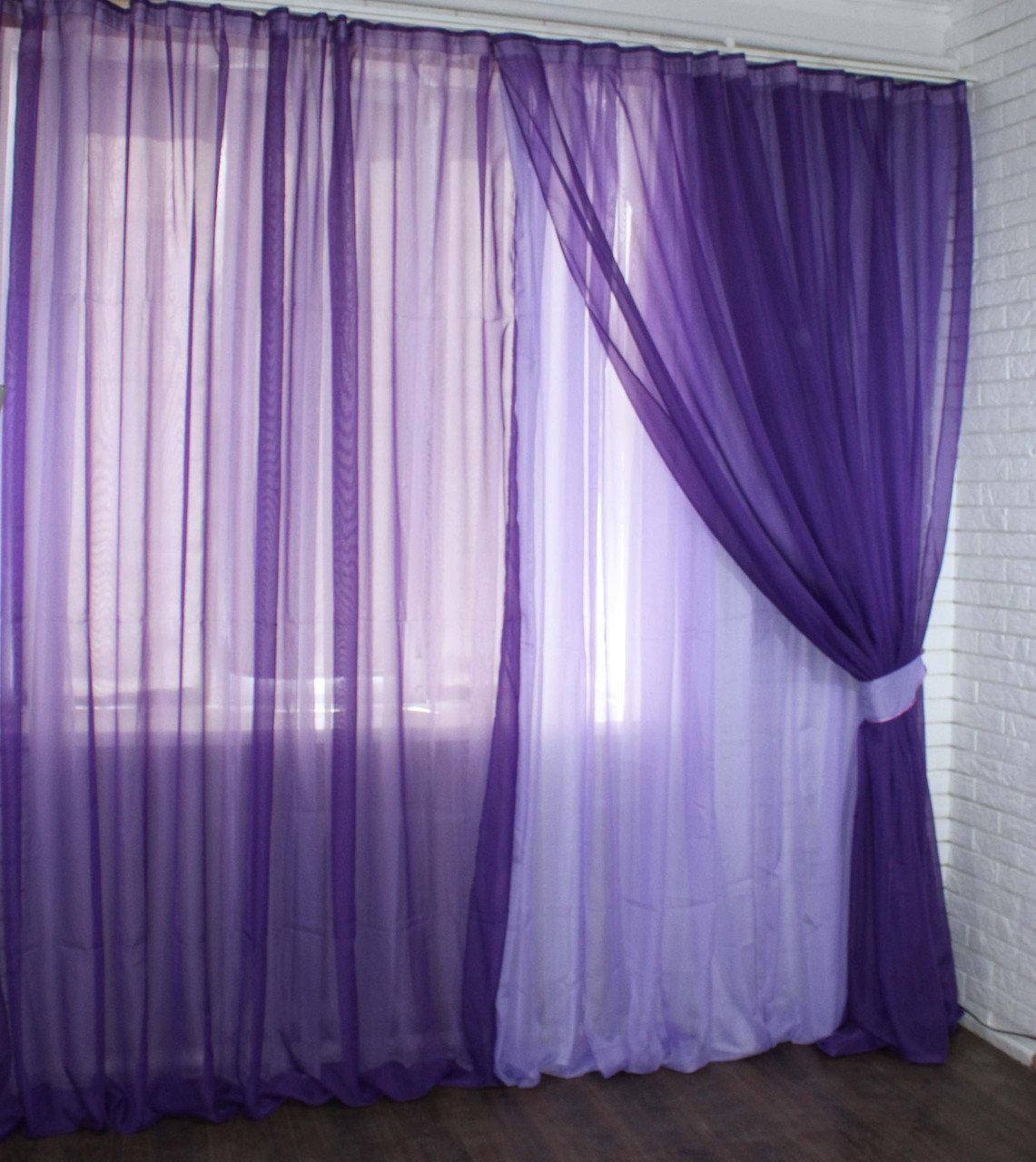 

Комплект штор из шифона