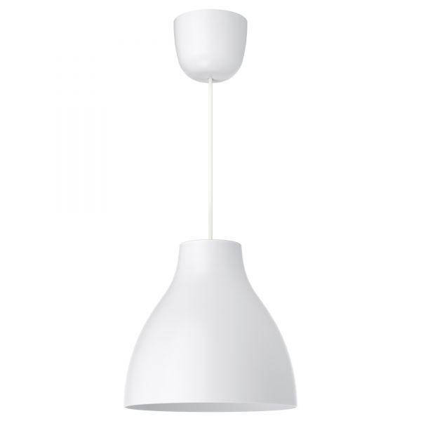 

МЕЛОДИ Подвесной светильник, 28см, 60386527, ИКЕА, IKEA, MELODI, Белый