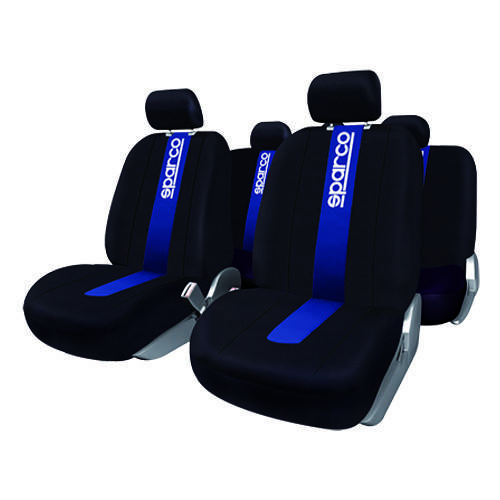 

Чехлы на сидения универсальные SPARCO Classic черно-синие комплект 168543