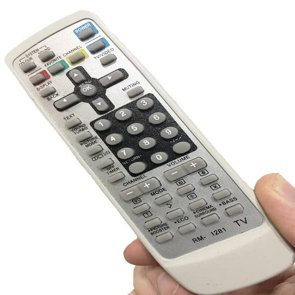 

Пульт для телевизора jvc rm-c1281, Серый