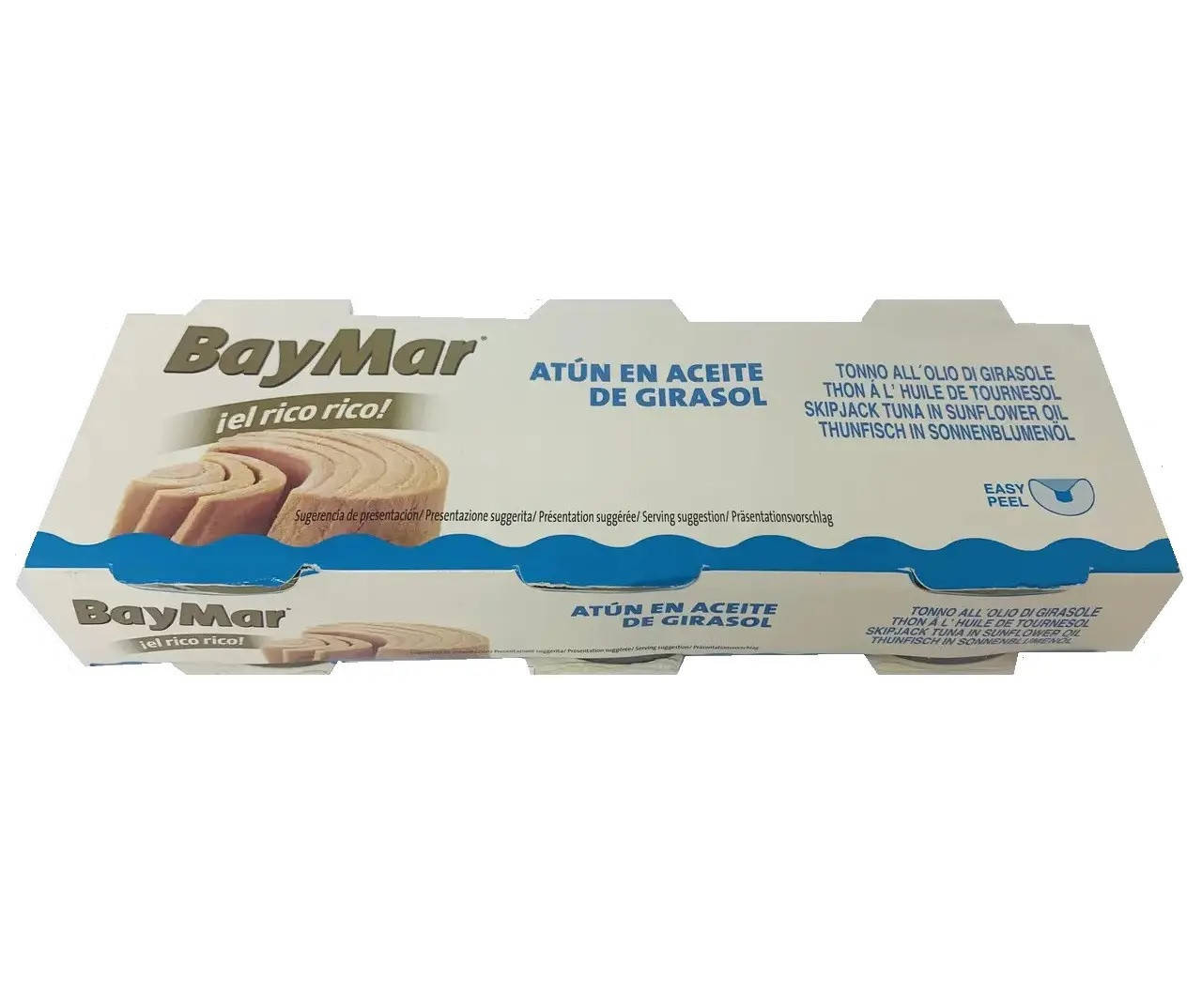 

Тунец Филе в Подсолнечном Масле BayMar Atun de Girasol Баймар упаковка 3*70 г Испания