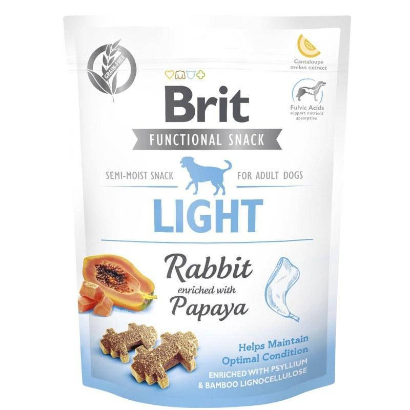 

Brit Care Light Функціональні ласощі з кроликом і папаєю 150 г