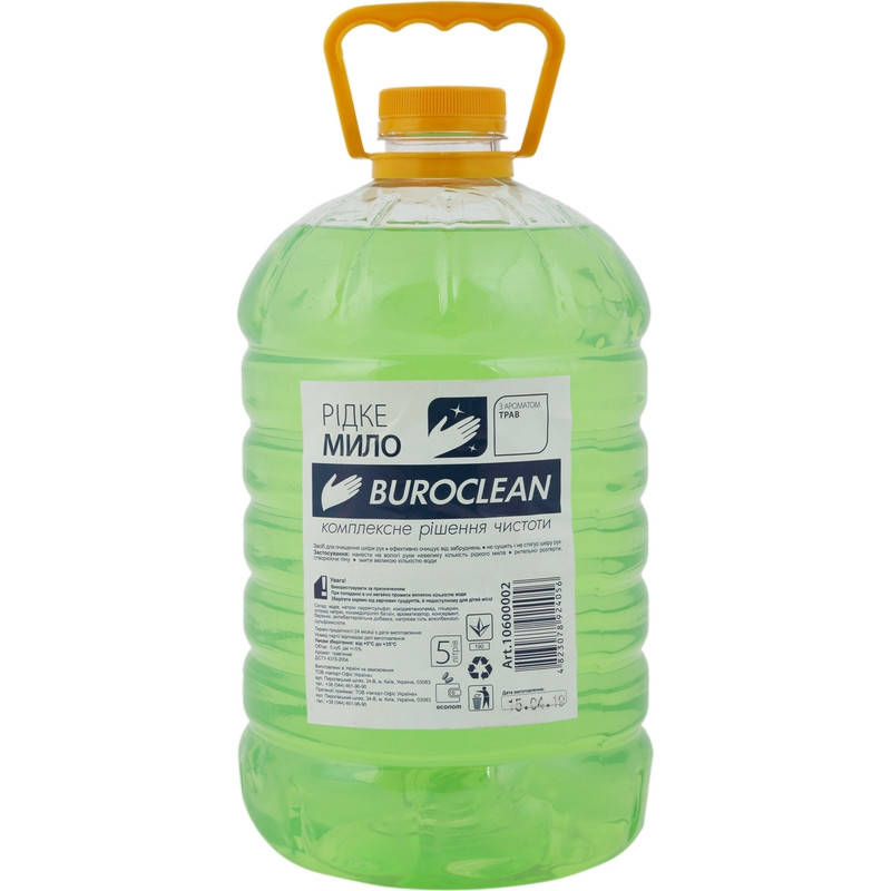 

Мыло жидкое BuroClean ECO ТРАВЯНОЕ 5л (10600002)