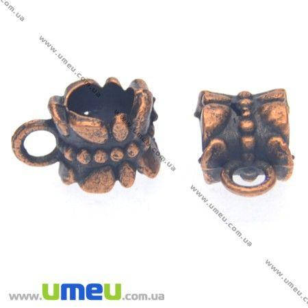 

Основа для кулона Бейл, 11х8х7 мм, Медь, 1 шт (OSN-008492)