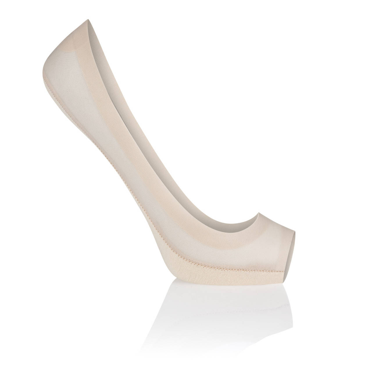 

Женские подследники бесшовные , на силиконе MONA CS13 универсальный светло-бежевый