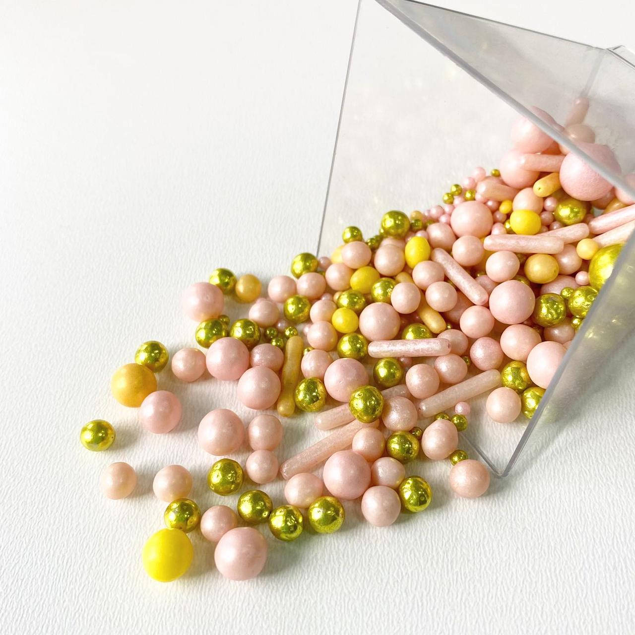 

Посыпка сахарная для кондитерских изделий Микс Чайна троянда