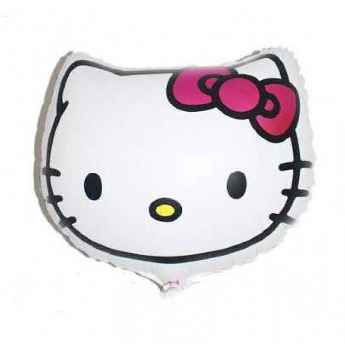 

Фольгированный шар большая фигура Hello Kitty 45х37 Китай, Белый