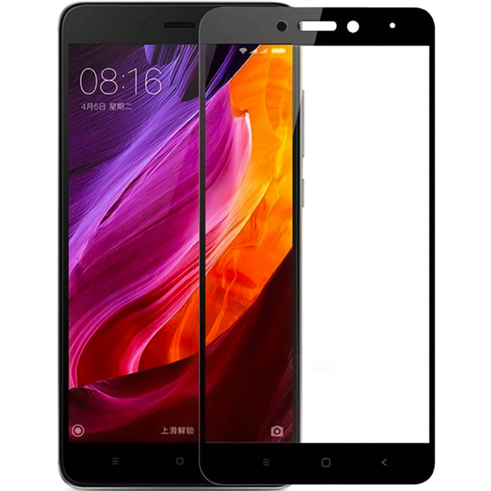 

Защитное стекло Xiaomi Redmi Note 4 \ Защитное стекло Ксиаоми Редми Нот 4 (полная поклейка), Черный