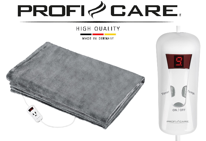 

Электроодеяло двухспальное PROFI CARE(Оригинал) Германия 130х180см
