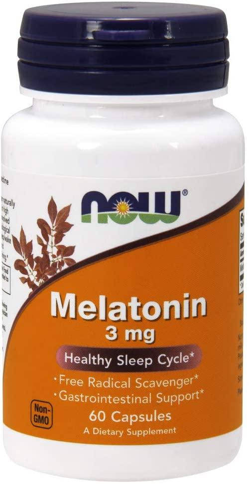 

Для сна мелатонин Now Foods Melatonin 3 mg 60 капсул