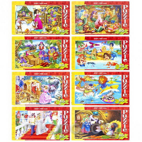 

Пазл на 80 элементов Danko Toys С80, 230х165мм