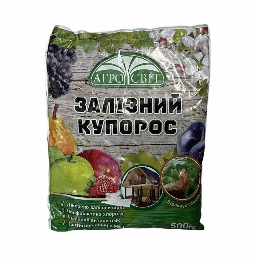 

Фунгіцид Залізний купорос 500 г Агросвіт (02103)
