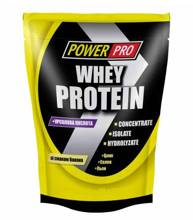 

Протеин Power Pro Whey Protein, 1 кг Банан