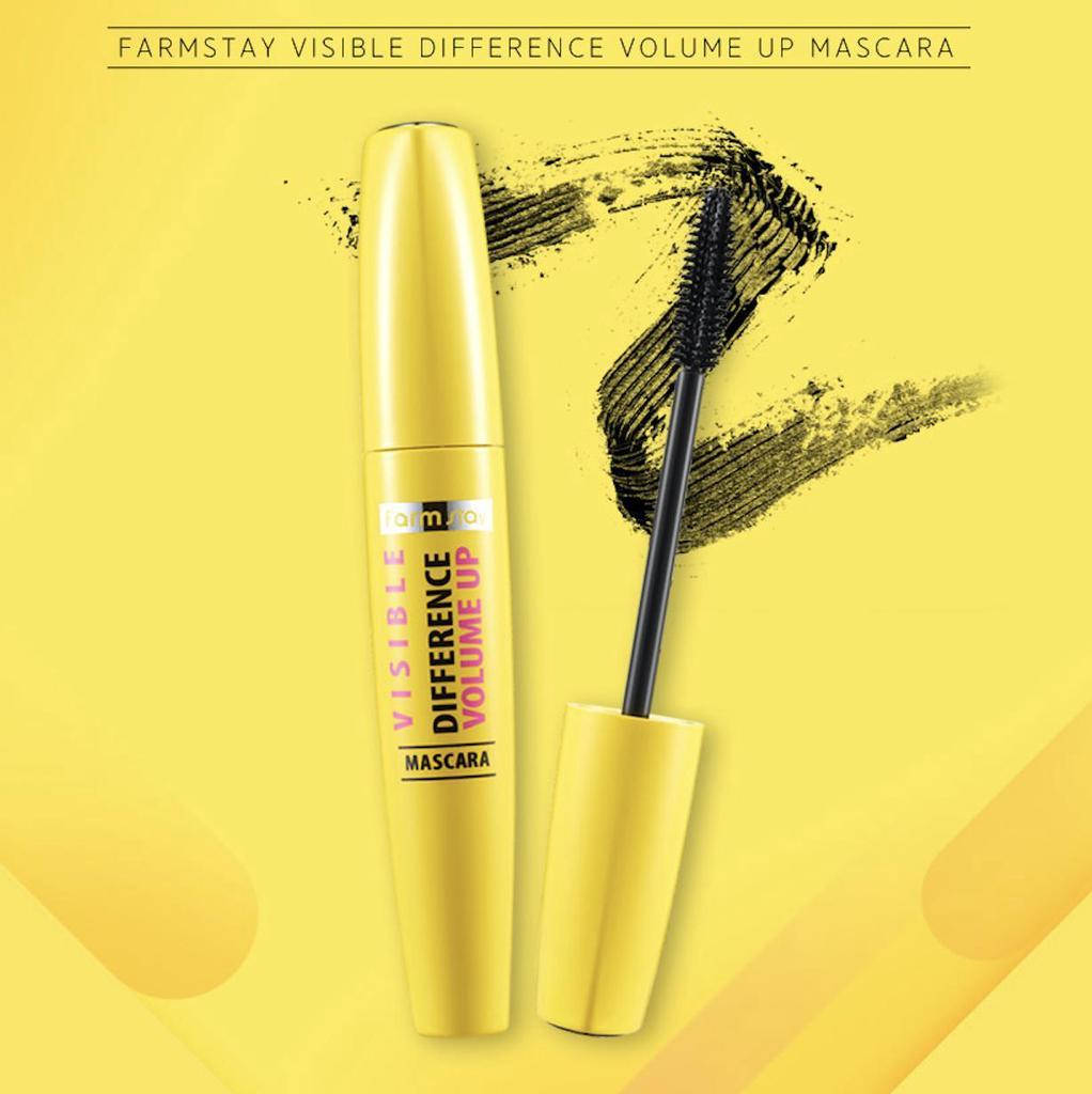 

Тушь для объёма ресниц FARMSTAY Visible Difference Volume Up Mascara 12g, Черный
