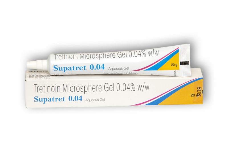 

Третиноин гель для проблемной кожи Supatret gel 0,04%, 20г. Срок до 02.2023