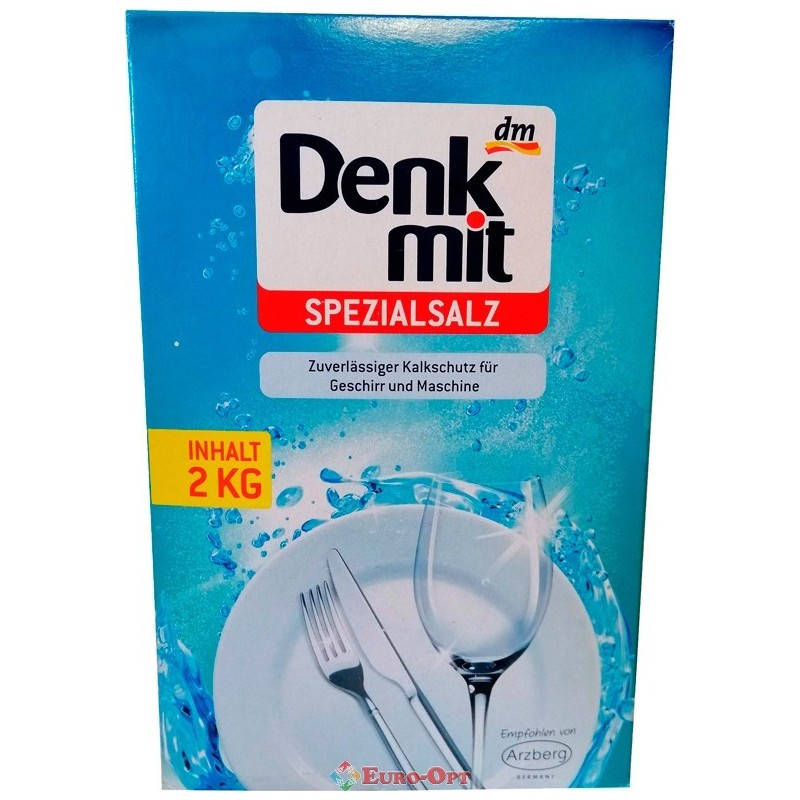 

Соль Для Посудомоечных Машин Denkmit Spezialsalz 2kg Германия