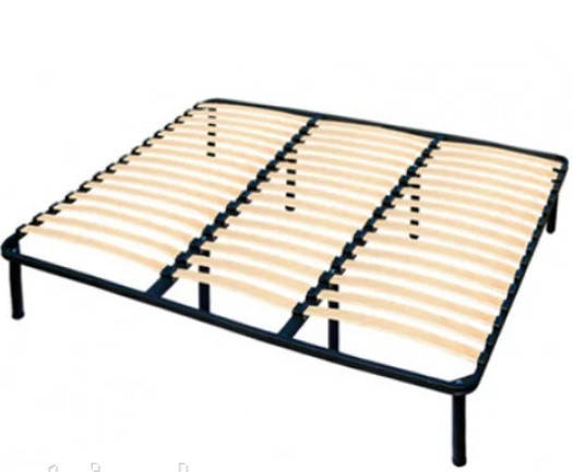 

Каркас кровати 200x200 c 8 ножками без усиления, Черный