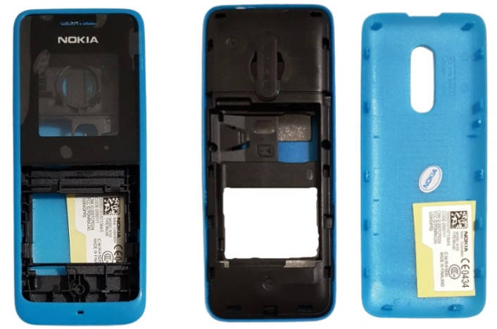 

Корпус Nokia 105 black-blue