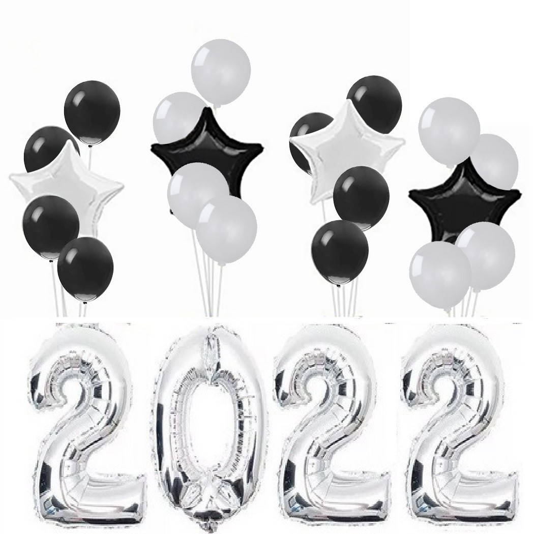 

Набор шаров на Новый Год 04, Черный