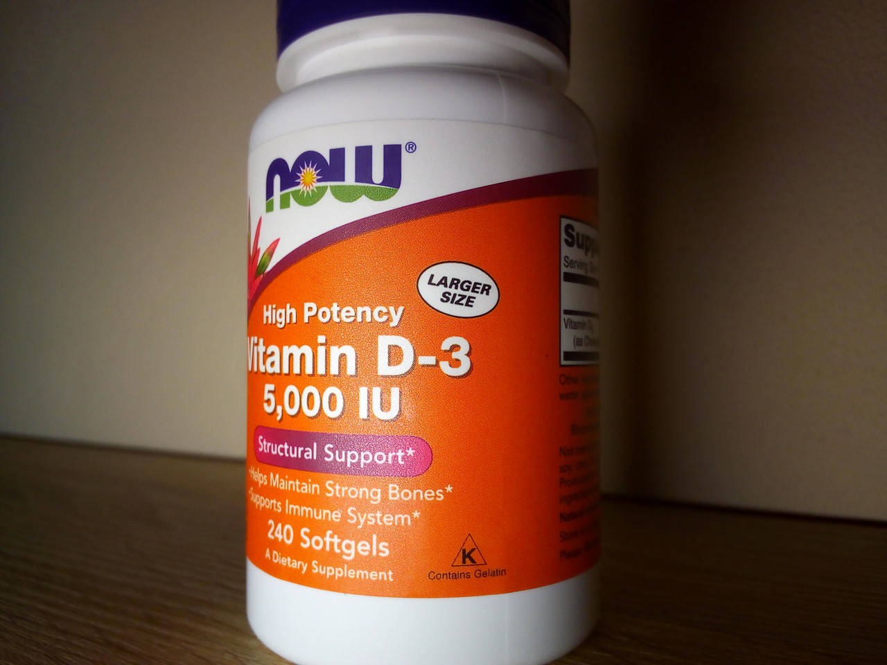

Витамин Д3 vitamin D3 Now Foods 125мкг 5000 240капсул